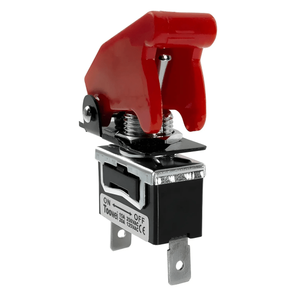 Pilot Toggle Switch with Safety Cover - Image 2