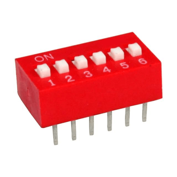DS 6P DIP Switch – 6-Position Slide Type