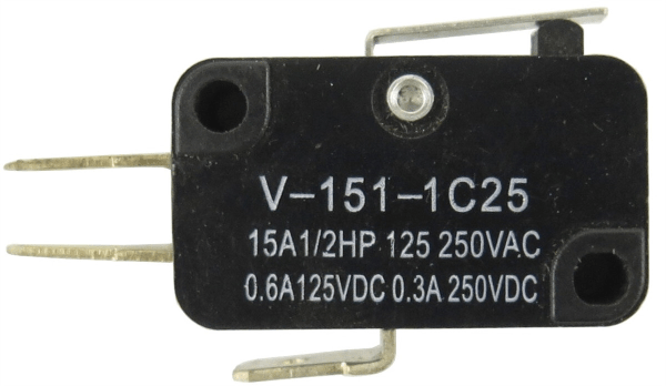 V-151-1C25 Micro Switch – High-Current Snap-Action Switch (16A / 250V)