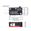 V-151-1C25 Micro Switch – High-Current Snap-Action Switch (16A / 250V) - Image 3