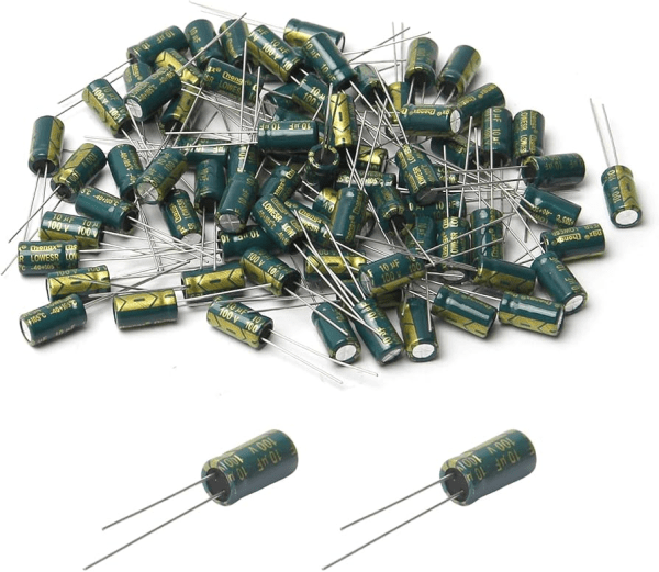 100µF 50V Electrolytic Capacitor (6x11mm) - Image 2