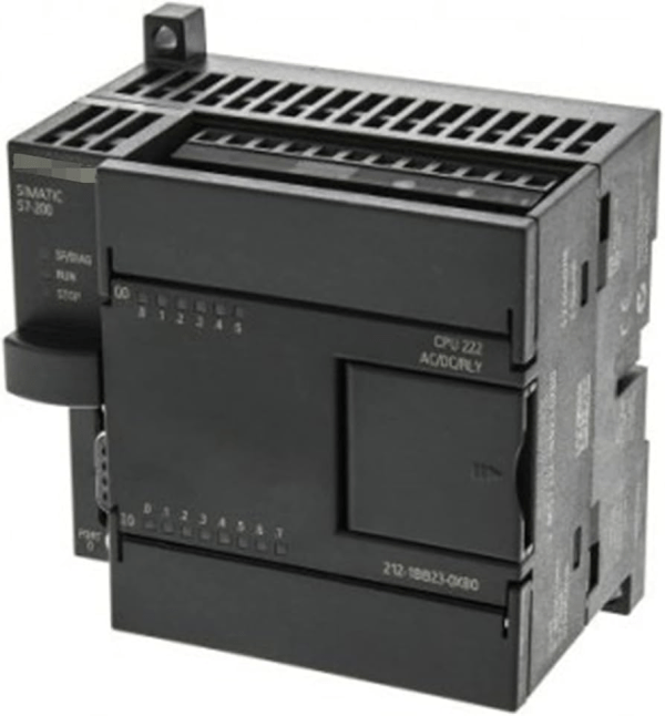 SIEMENS SIMATIC S7-200, CPU 222  , 6ES7 212-1BB23-0XB0,CPU Module with an integrated power supply
